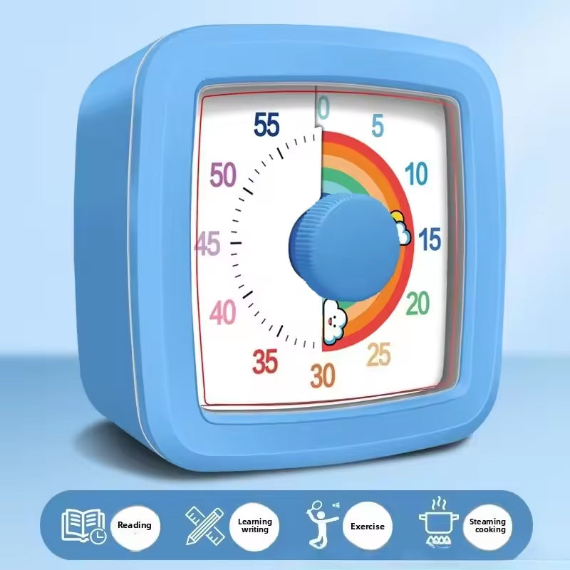 Yunbaoit Visual Timer – Digital Countdown Clock with Night Light for Kids & Kitchen