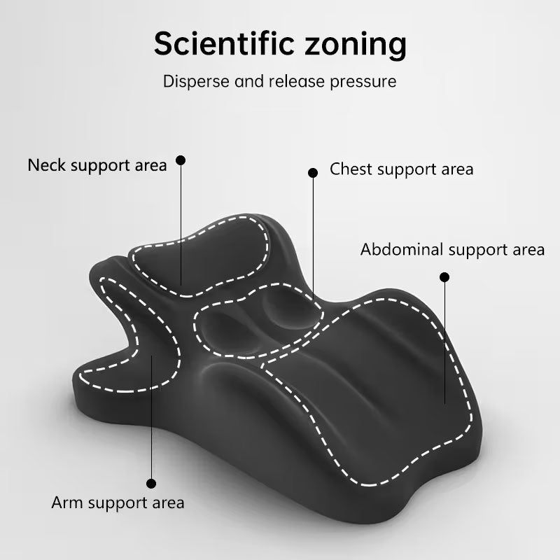 Bed Rest Pillow for Sitting Up in Bed, Couples Cuddle Pillow, Memory Foam Lumbar Support Cushion