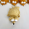 Handmade Crochet Animal Coasters Turtle Squirrel Heat Insulating Pad Creative Desk Coaster Home Decor