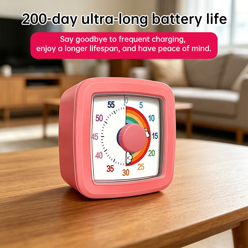 Yunbaoit Visual Timer – Digital Countdown Clock with Night Light for Kids & Kitchen
