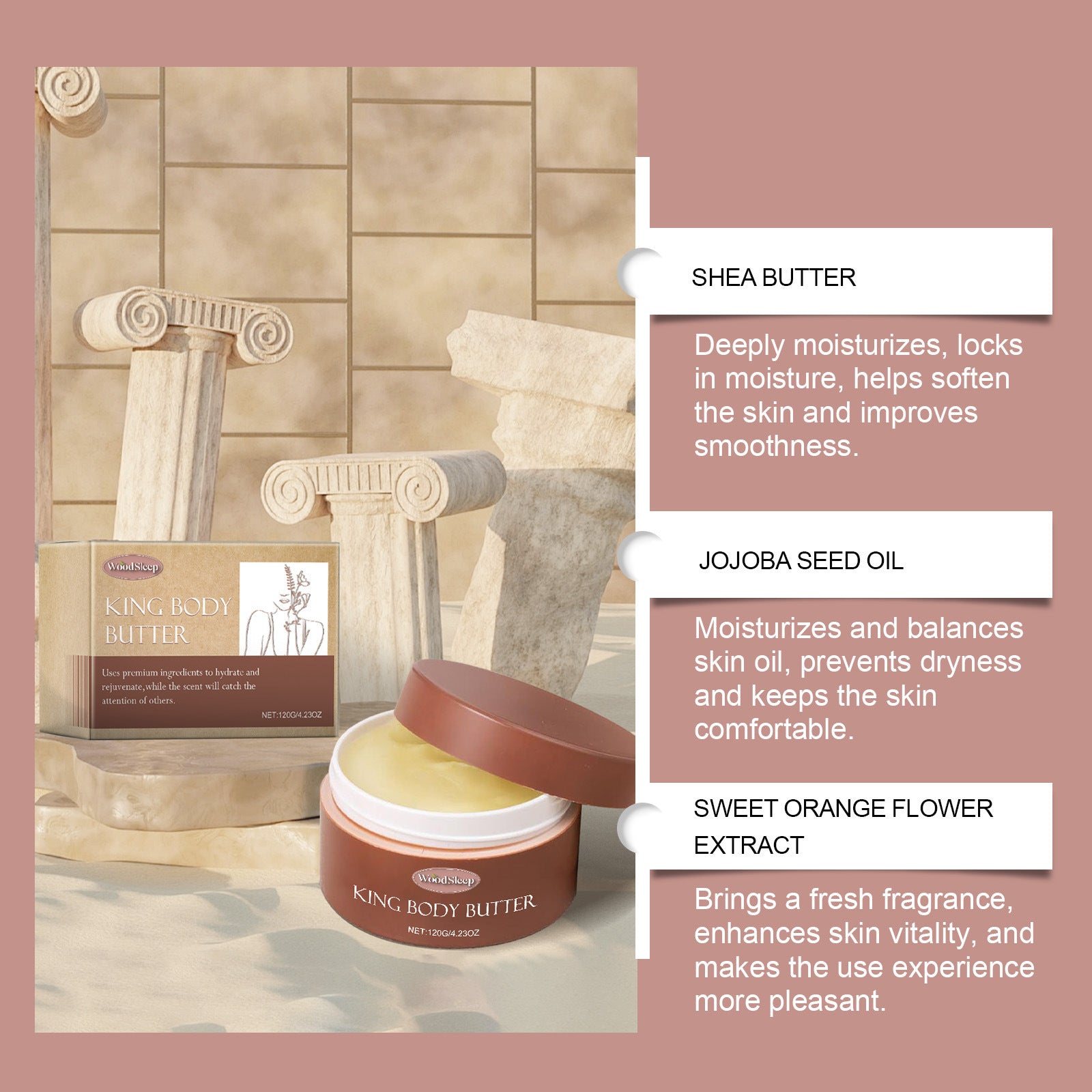 Body Moisturizing Cream with Cologne Scent - Gentle Hydration and Skin Care