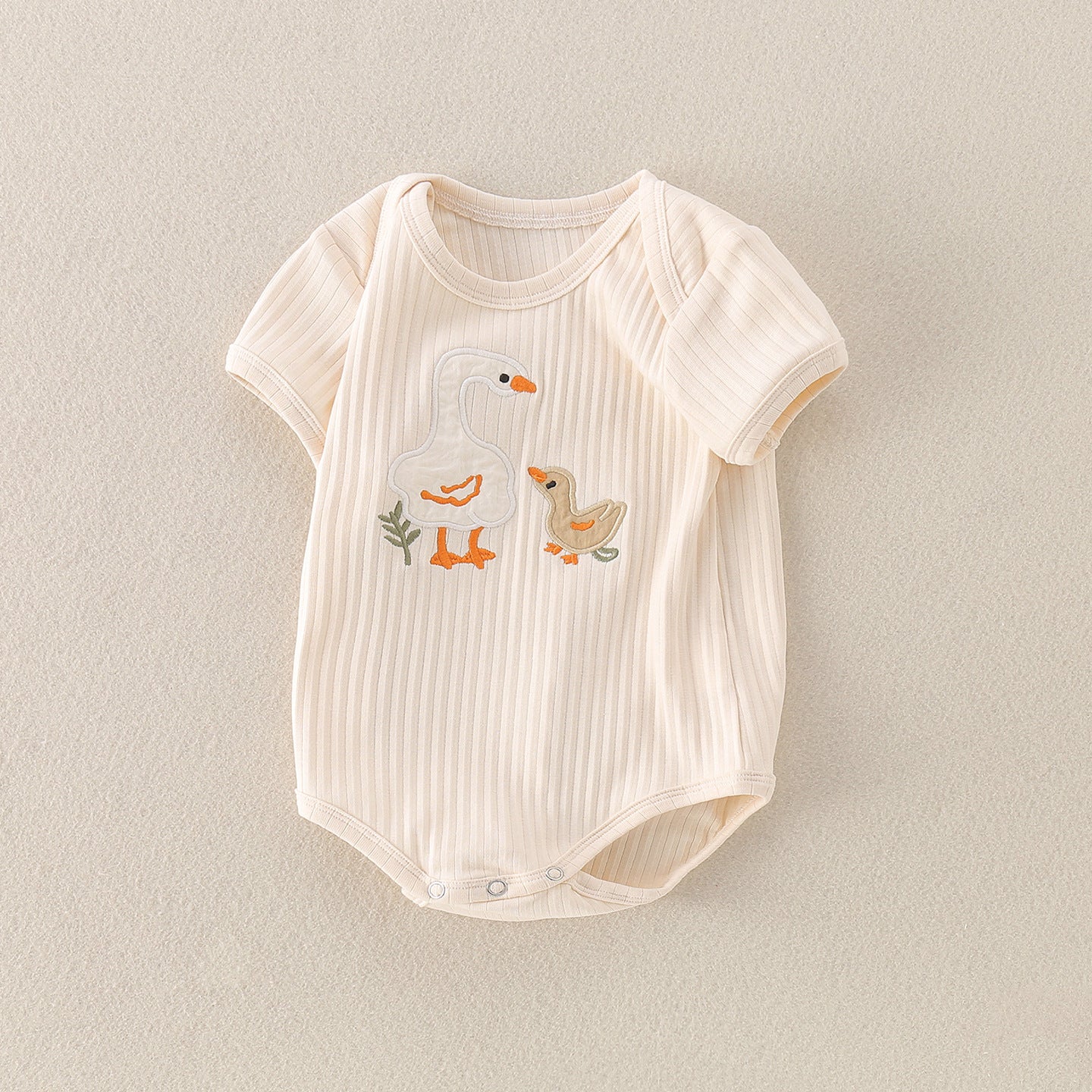 Lightweight Cartoon Print Triangular Romper for Babies