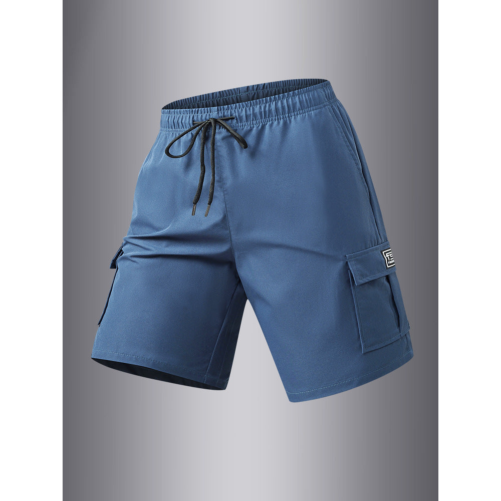 size standard summer cargo shorts for men, casual outdoor hiking multi-pocket shorts