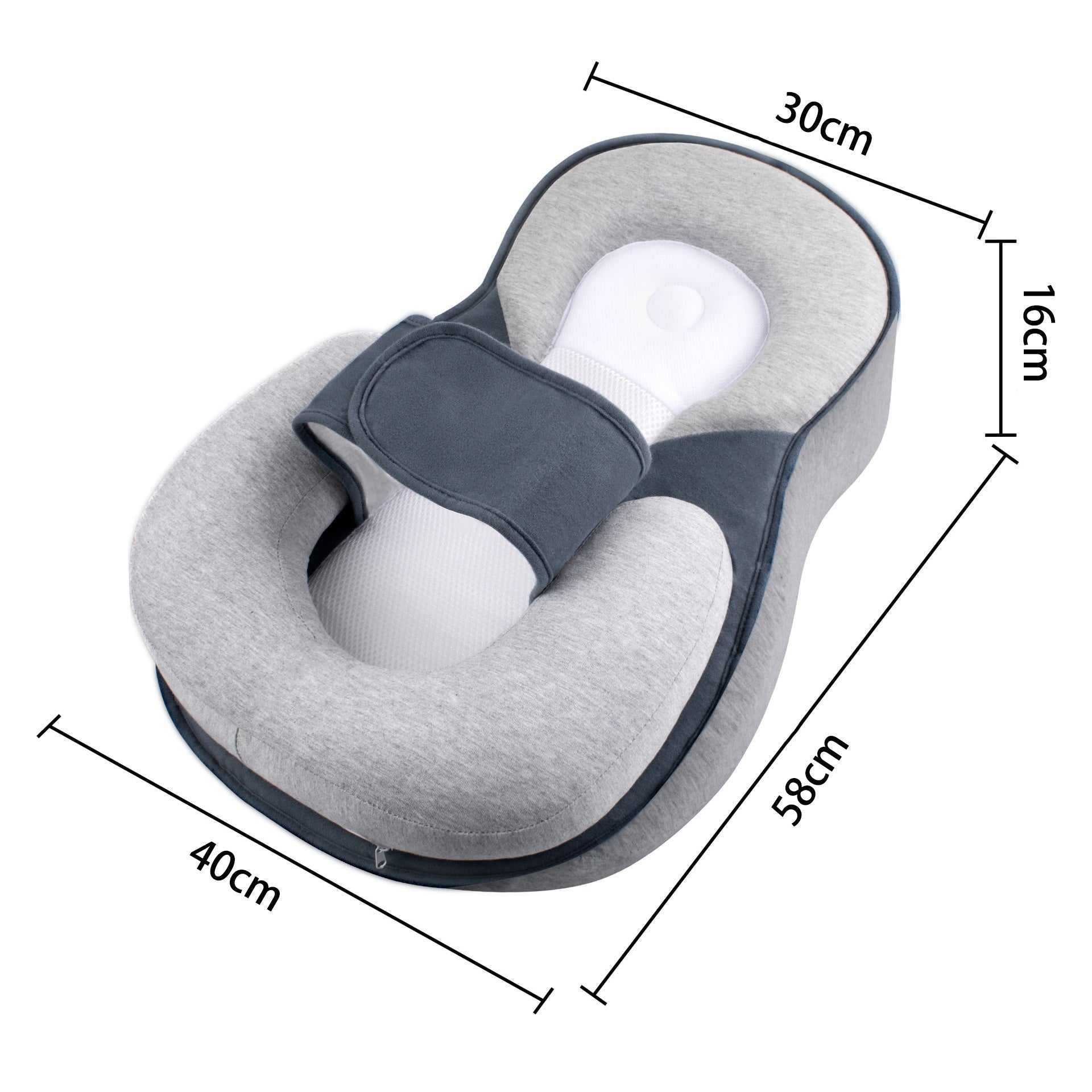 Infant Anti-Reflux Incline Pillow Baby Feeding Aid Newborn Reclining Pad Nursing Pillow