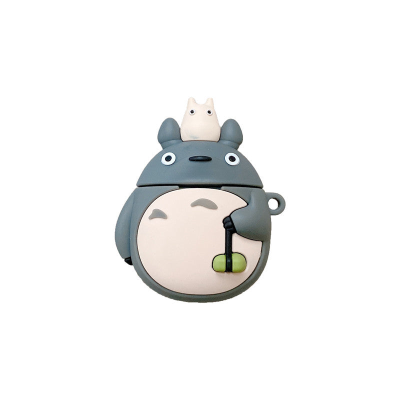 Cute Totoro AirPods Pro 3 Apple Bluetooth Earphone Case for 2/3/4 Generation Cartoon Silicone Protective Cover