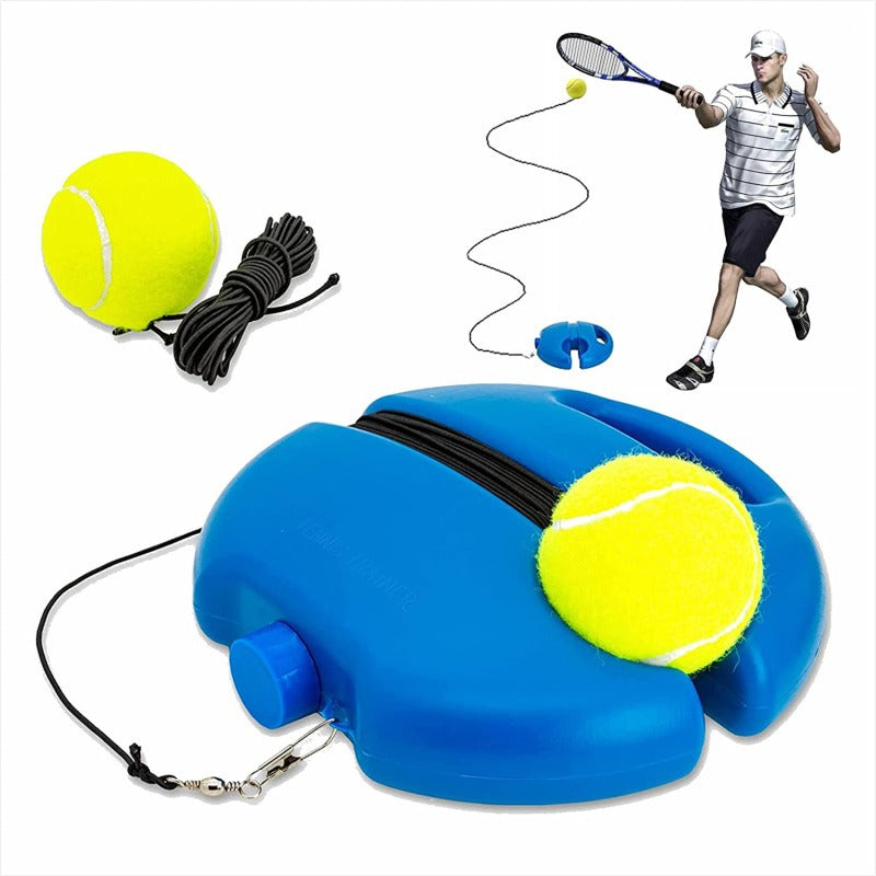 Single Tennis Training Base with Rope Tennis Trainer Stand with Rebound String