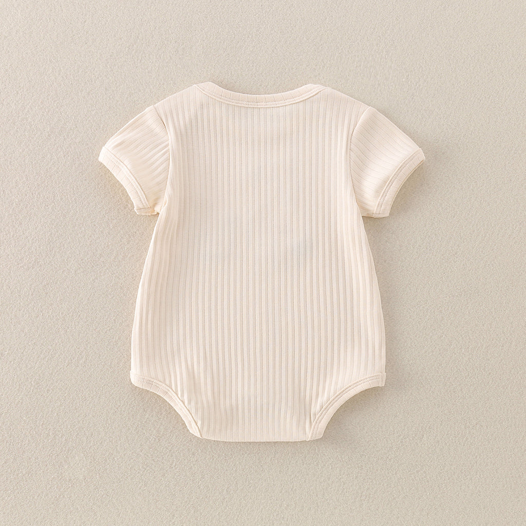 Lightweight Cartoon Print Triangular Romper for Babies