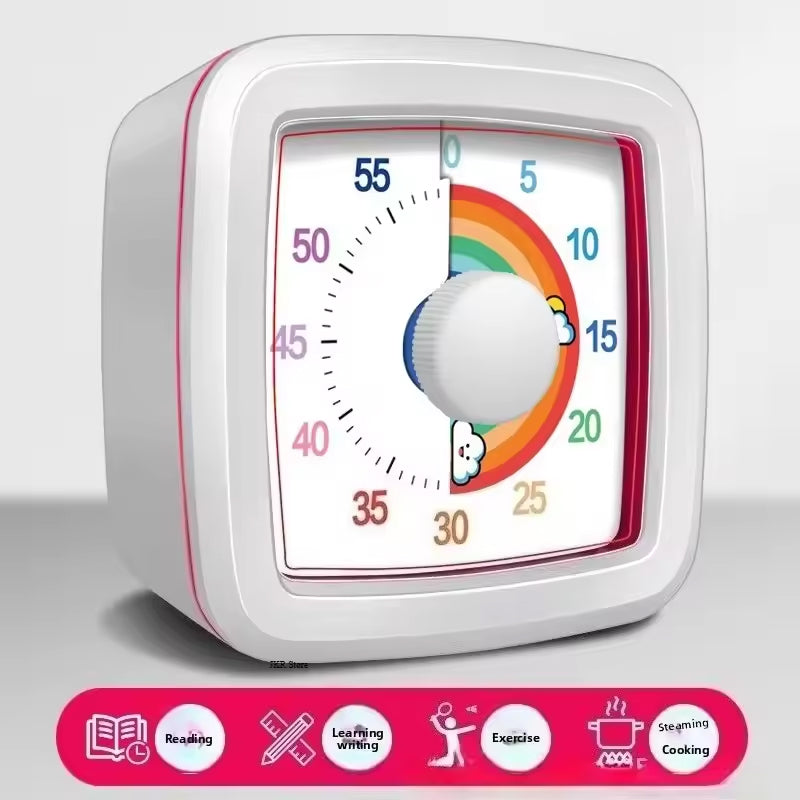 Yunbaoit Visual Timer – Digital Countdown Clock with Night Light for Kids & Kitchen