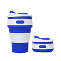 Silicone Foldable Water Cup Outdoor Portable Collapsible Cup 350ml Heat Resistant Expandable Coffee Cup