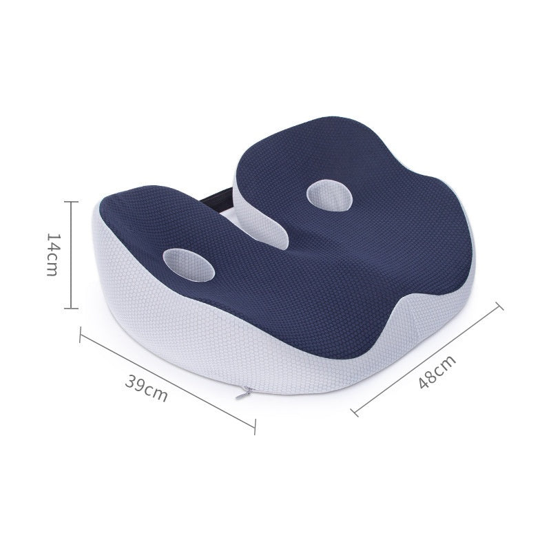 Breathable seat cushion thick memory foam cushion for long hours in the office