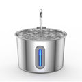 Pet Water Dispenser Stainless Steel Automatic Circulating Cat Dog Water Fountain with Filtration and Anti-Leakage Design
