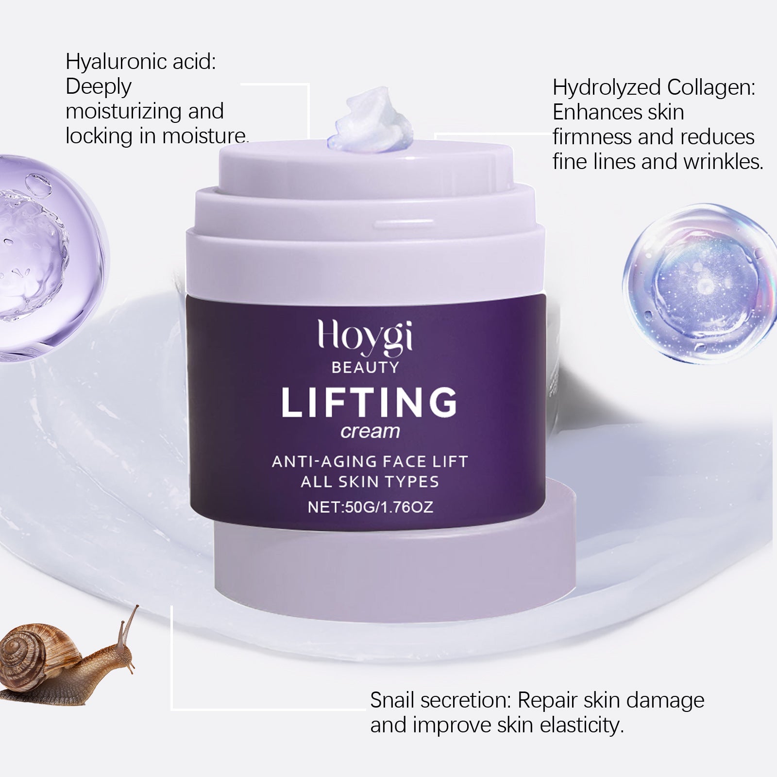 Deep Moisturizing Face Cream to Soften Fine Lines and Brighten Complexion