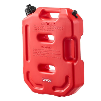 Fuel Container, 10 L, Gas Can with Spout and Lockable Bracket, 15