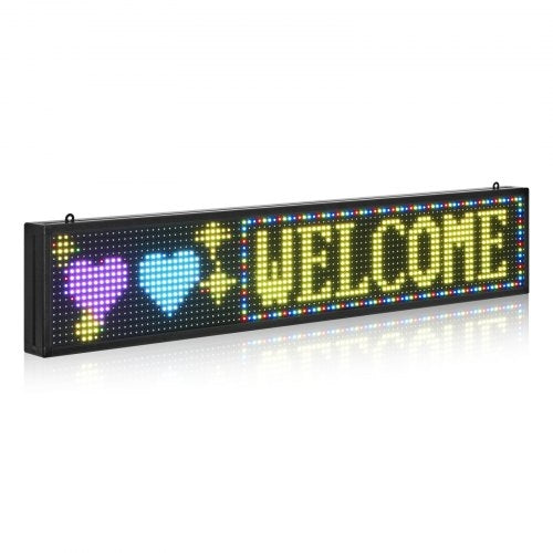 Programmable LED Sign, P10 Full Color Flexible Digital Scrolling