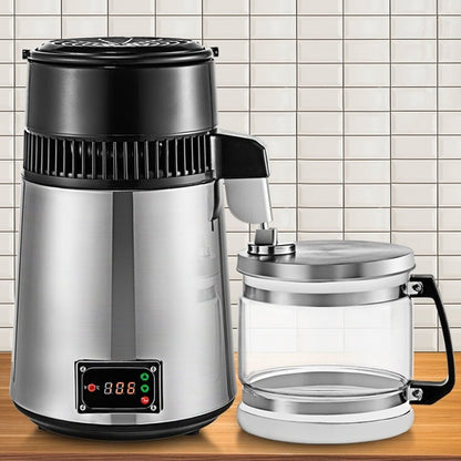 Silver Water Distiller Machine 750W Adjustable Temperature Water